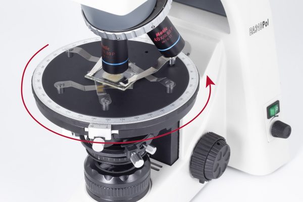 Microscope droit polarisant Motic Série BA310 POL