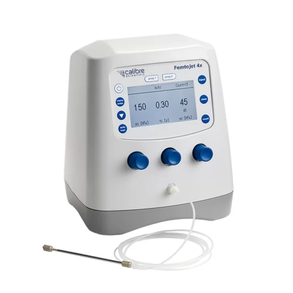 Microinjecteur Calibre Scientific Compresseur externe Femtojet 4x