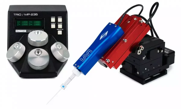 Micromanipulateur 3 axes : X, Y +1 axe diagonal TRIO-235