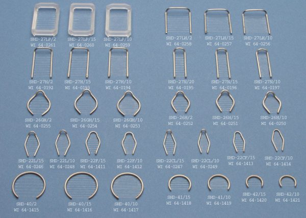 Harpes pour ancrage de tranche de tissu pour chambre d'enregistrement SHD-WARNER WARNER (Grille de maintien / Slice Anchors).