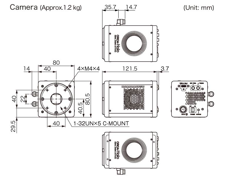 Caméra Monochrome ORCA Halo Hamamatsu – Image 2